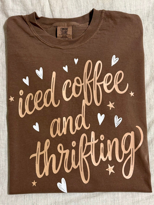 Iced Coffee & Thrifting Tee